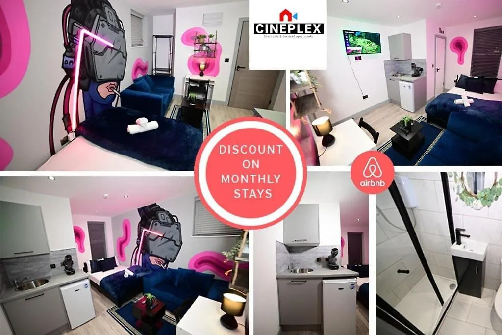 Double Bed Studio Flat With Netflix Flat B Unit C2 Wifi Disney By Cineplex Short Lets Serviced Apartments location